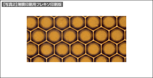 【写真2】薄膜印刷用フレキソ印刷版　