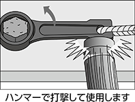 打撃めがねレンチ