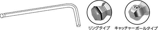 六角棒レンチ ボールポイントタイプ