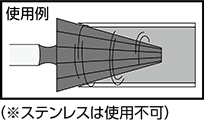 バーリングリーマー 使用例
