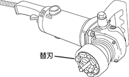 黒皮取り機（めがね擦り型）
