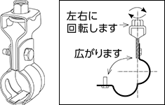 自在ベース型吊りバンド