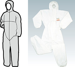 保護服（防護服） 着用イメージ図