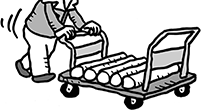 荷こぼれ防止になるね。