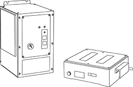 ワーク静止形脱磁器