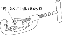 パイプカッター（4枚刃）
