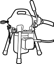 排水管清掃機(ドレンクリーナー) 電動式